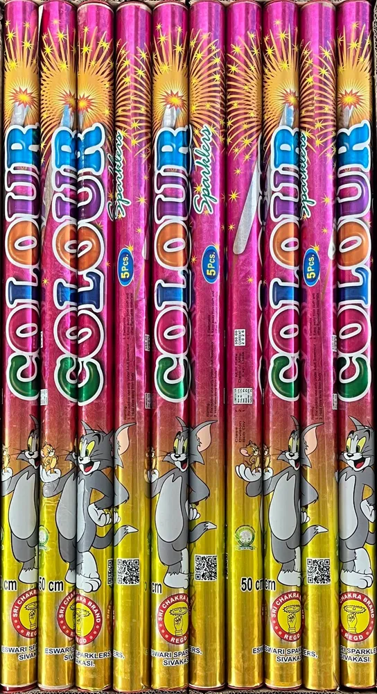 50CM COLOUR SPARKLERS
