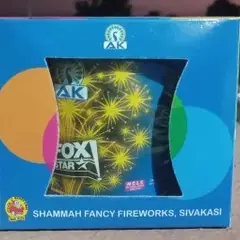 FOX STAR (RED & GREEN CRACKLING)